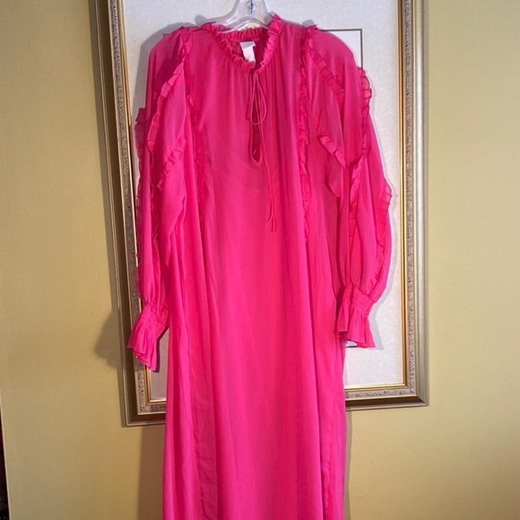 ***NWOT***H&M Chiffon Maxi Dress - Picture 2 of 12